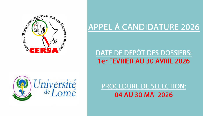APPEL À CANDIDATURE 2026